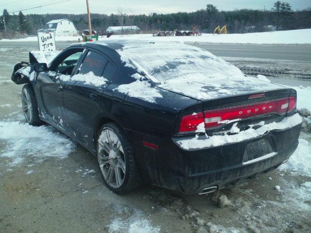 2B3CL3CG6BH593524 - 2011 DODGE CHARGER BLACK photo 3