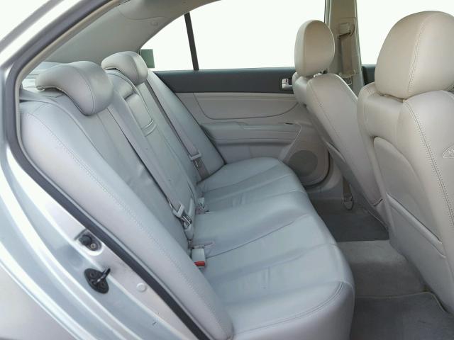 5NPEU46F06H063687 - 2006 HYUNDAI SONATA GLS SILVER photo 6