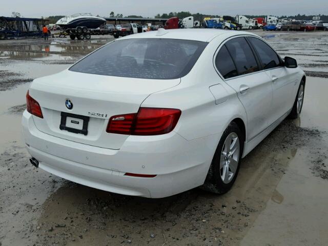 WBAFR1C54BDS36639 - 2011 BMW 528 I WHITE photo 4