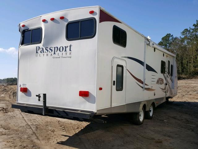 4YDT29124BD410949 - 2011 KEYSTONE PASSPORT WHITE photo 4