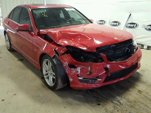 WDDGF4HB4CR240264 - 2012 MERCEDES-BENZ C 250 RED photo 9