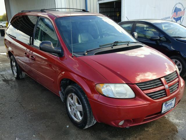 2D4GP44L16R826492 - 2006 DODGE GRAND CARA RED photo 1