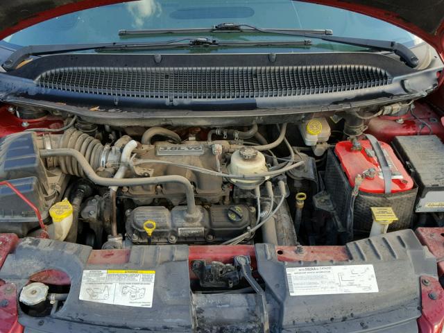 2D4GP44L16R826492 - 2006 DODGE GRAND CARA RED photo 7