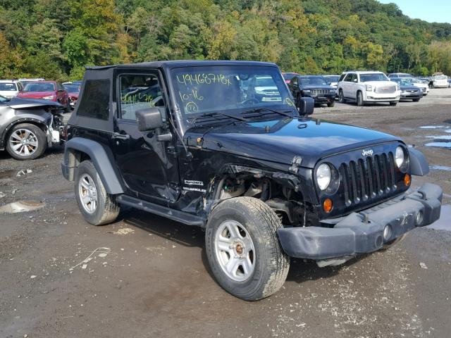 1C4AJWAG0DL547628 - 2013 JEEP WRANGLER S BLACK photo 1