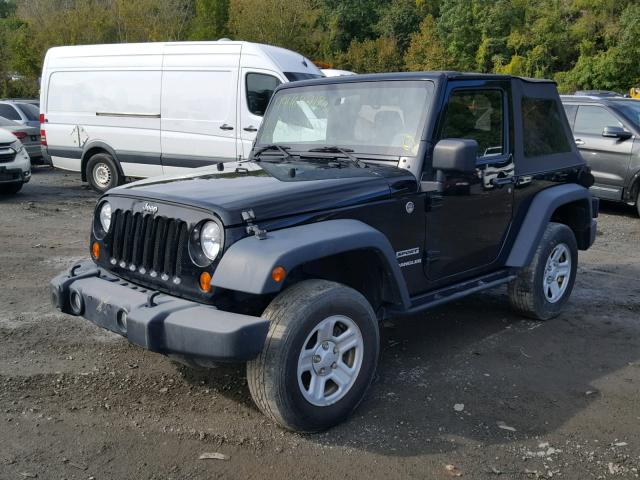 1C4AJWAG0DL547628 - 2013 JEEP WRANGLER S BLACK photo 2
