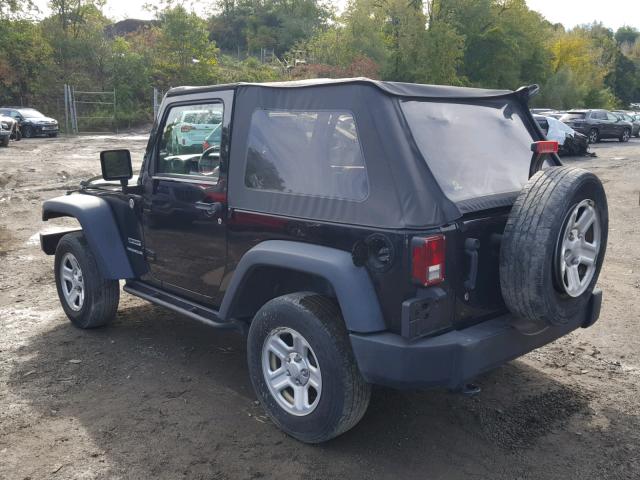 1C4AJWAG0DL547628 - 2013 JEEP WRANGLER S BLACK photo 3