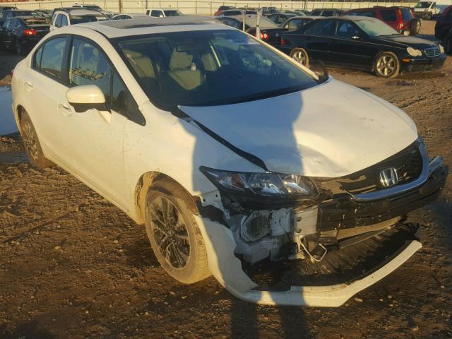 19XFB2F8XFE037991 - 2015 HONDA CIVIC EX WHITE photo 1