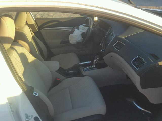 19XFB2F8XFE037991 - 2015 HONDA CIVIC EX WHITE photo 5