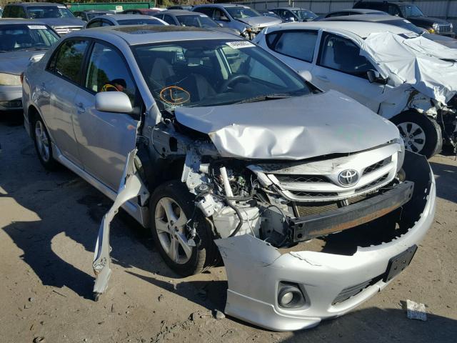 2T1BU4EE8BC714220 - 2011 TOYOTA COROLLA BA SILVER photo 1