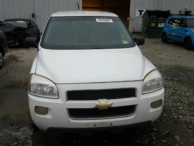 1GBDV13L06D136908 - 2006 CHEVROLET UPLANDER I WHITE photo 9