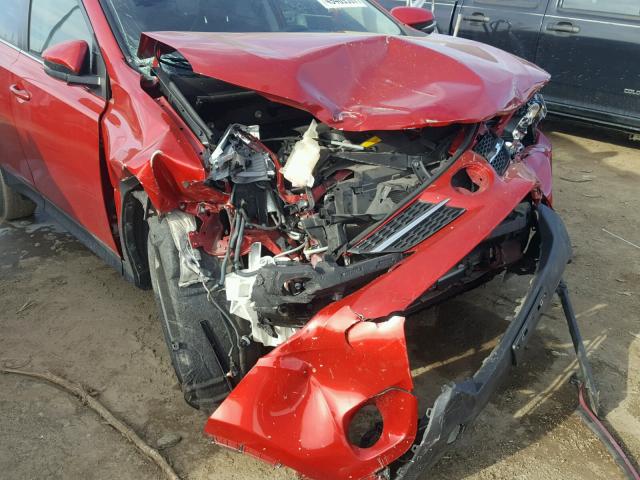 JTMRFREV0ED092421 - 2014 TOYOTA RAV4 XLE RED photo 9