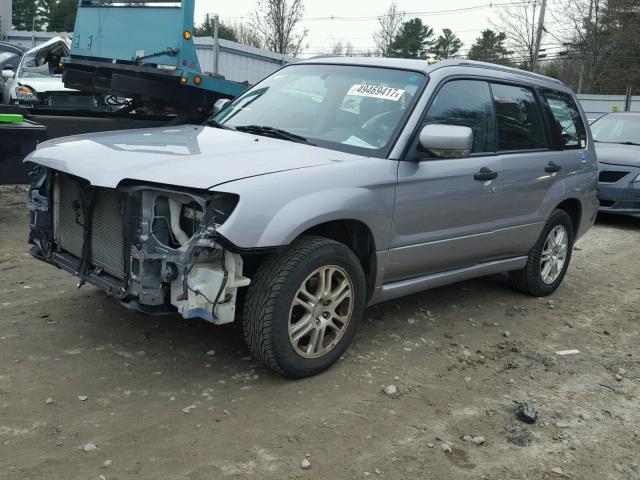 JF1SG66668G720138 - 2008 SUBARU FORESTER S SILVER photo 2