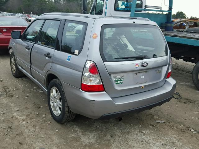 JF1SG66668G720138 - 2008 SUBARU FORESTER S SILVER photo 3