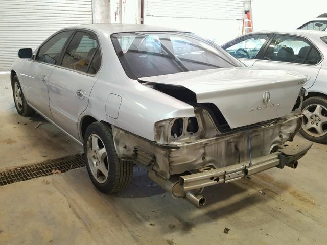 19UUA56652A035333 - 2002 ACURA 3.2TL SILVER photo 3