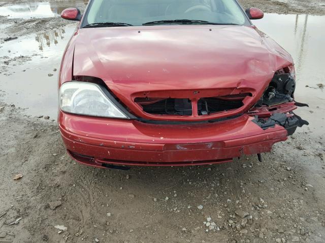 1MEFM53U2YG638066 - 2000 MERCURY SABLE LS RED photo 7