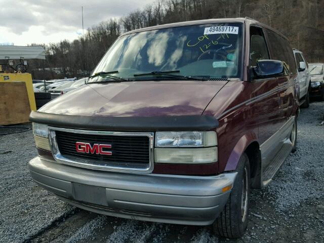 1GKEL19X13B511006 - 2003 GMC SAFARI XT MAROON photo 2