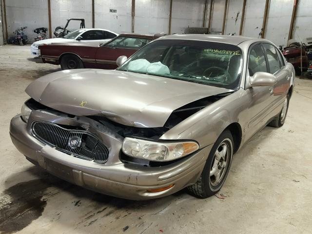 1G4HR54K7YU122047 - 2000 BUICK LESABRE LI TAN photo 2