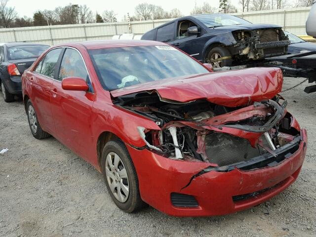 4T1BF3EK1BU137376 - 2011 TOYOTA CAMRY BASE RED photo 1