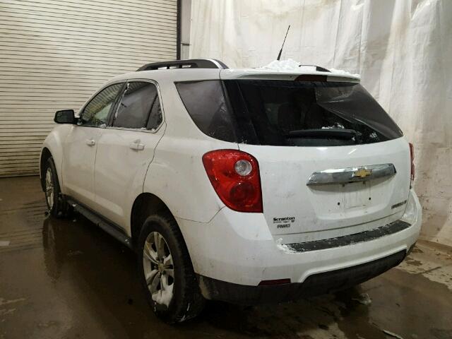 2GNFLEEK1D6104543 - 2013 CHEVROLET EQUINOX LT WHITE photo 3