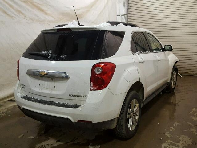 2GNFLEEK1D6104543 - 2013 CHEVROLET EQUINOX LT WHITE photo 4