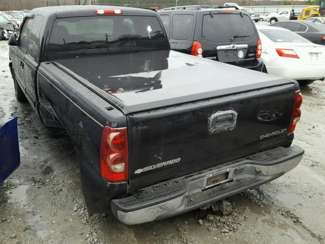 2GCEC19T231121914 - 2003 CHEVROLET SILVERADO BLACK photo 3