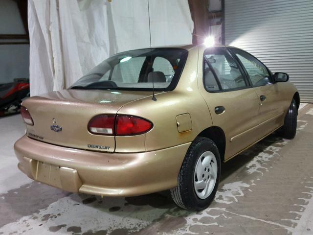 3G1JF52T2WS807086 - 1998 CHEVROLET CAVALIER L GOLD photo 4