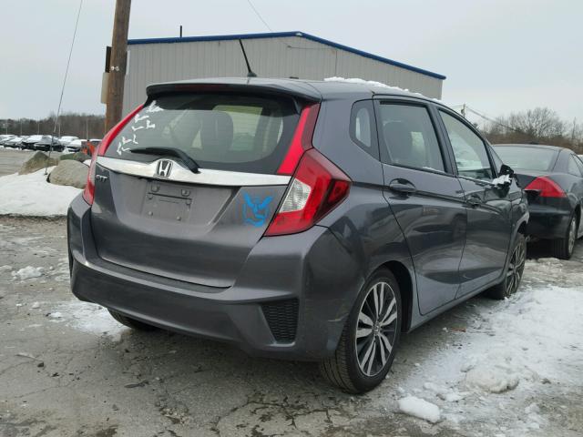 JHMGK5H75GX045667 - 2016 HONDA FIT EX GRAY photo 4