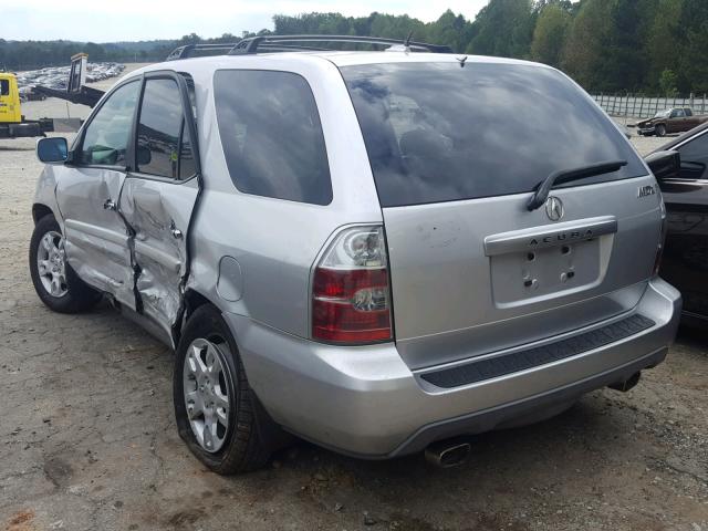 2HNYD18876H551211 - 2006 ACURA MDX TOURIN SILVER photo 3