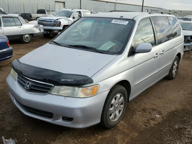 2HKRL18602H534201 - 2002 HONDA ODYSSEY EX SILVER photo 2