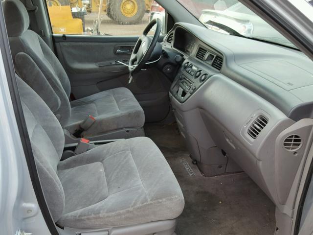 2HKRL18602H534201 - 2002 HONDA ODYSSEY EX SILVER photo 5