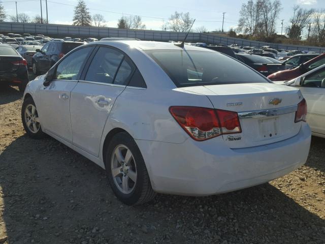 1G1PC5SB9D7310185 - 2013 CHEVROLET CRUZE LT WHITE photo 3