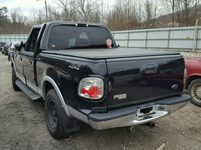 1FTRW08L82KE18656 - 2002 FORD F150 SUPER BLACK photo 3