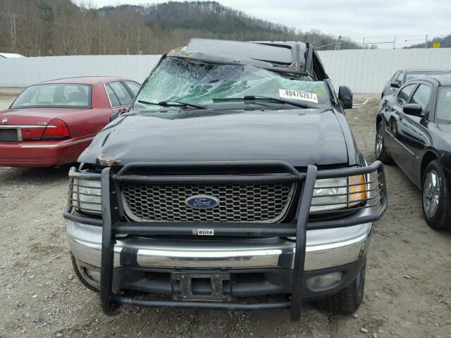 1FTRW08L82KE18656 - 2002 FORD F150 SUPER BLACK photo 9