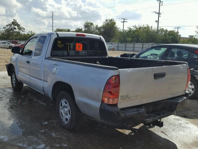 5TFTX4CNXCX017861 - 2012 TOYOTA TACOMA ACC SILVER photo 3