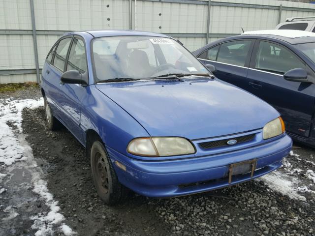 KNJLT06H9R6108657 - 1994 FORD ASPIRE BLUE photo 1