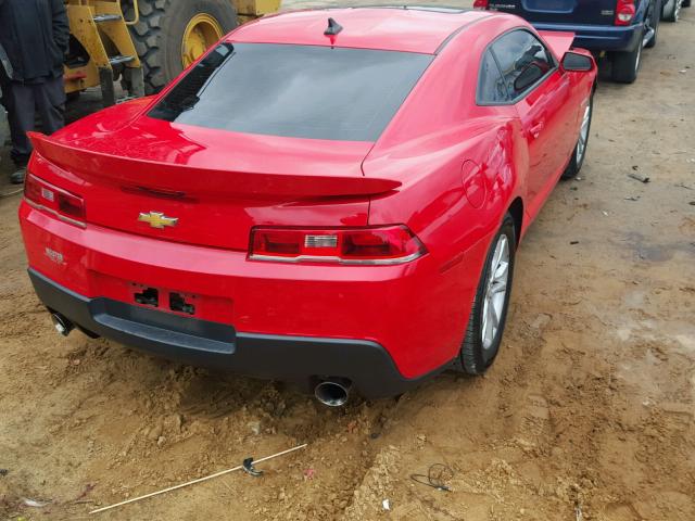 2G1FB1E35F9271513 - 2015 CHEVROLET CAMARO LS RED photo 4