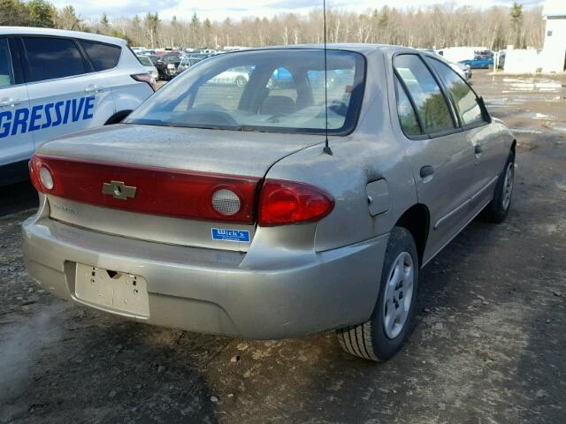 1G1JC52FX47107380 - 2004 CHEVROLET CAVALIER TAN photo 4