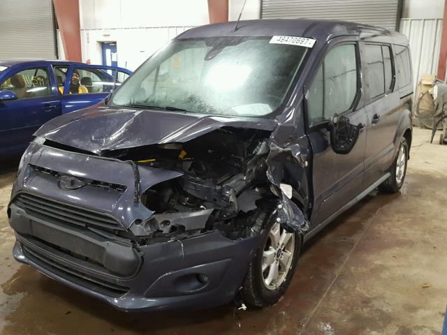 NM0GS9F71E1167211 - 2014 FORD TRANSIT CO BLUE photo 2