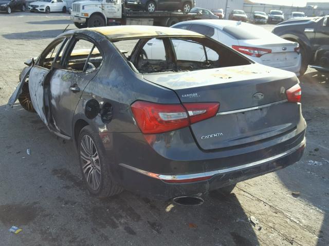 KNALN4D73E5142962 - 2014 KIA CADENZA PR GRAY photo 3