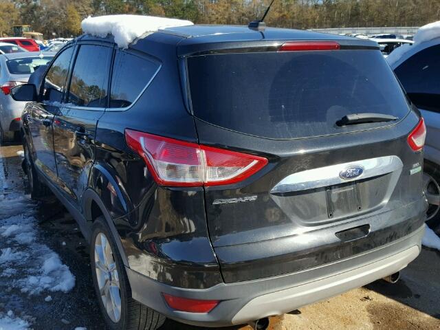 1FMCU0H97DUC88341 - 2013 FORD ESCAPE SEL BLACK photo 3