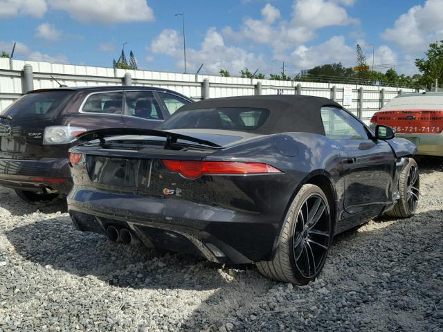 SAJWA6FCXE8K03127 - 2014 JAGUAR F-TYPE S BLACK photo 4