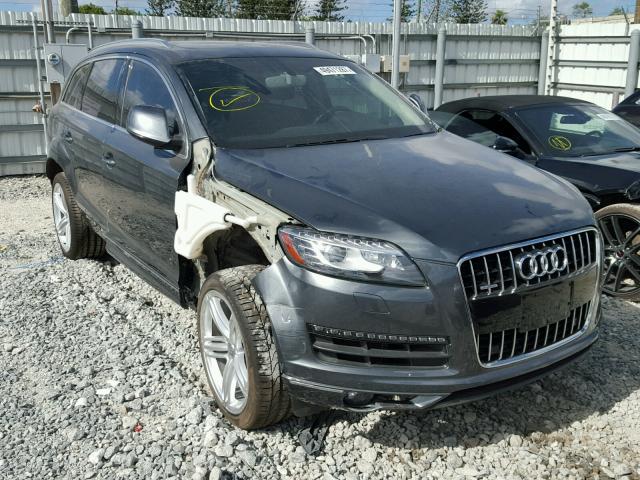 WA1LGAFE0FD030693 - 2015 AUDI Q7 PREMIUM GRAY photo 1