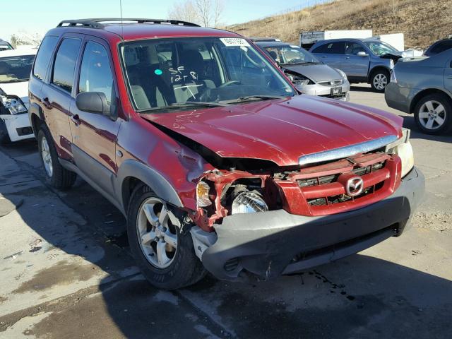 4F2YZ02Z76KM22476 - 2006 MAZDA TRIBUTE I RED photo 1