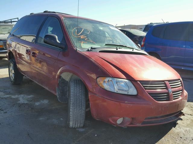 2D4GP44L85R514099 - 2005 DODGE GRAND CARA RED photo 1