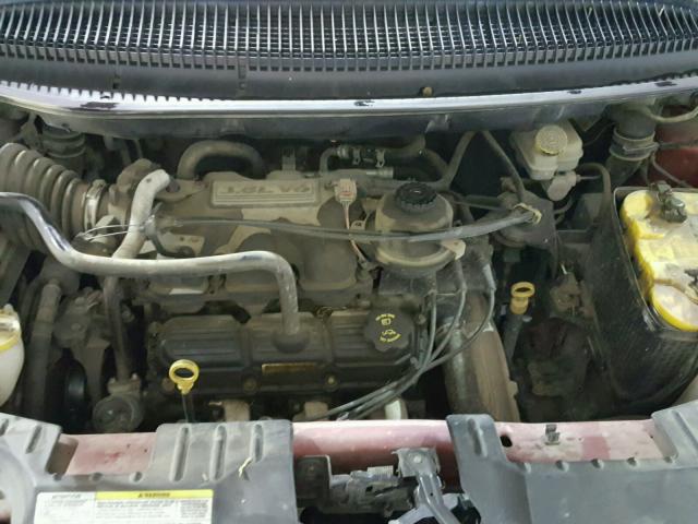 2D4GP44L85R514099 - 2005 DODGE GRAND CARA RED photo 7