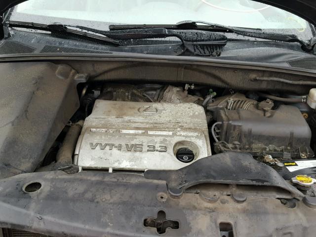 2T2GA31U94C005719 - 2004 LEXUS RX 330 GRAY photo 7