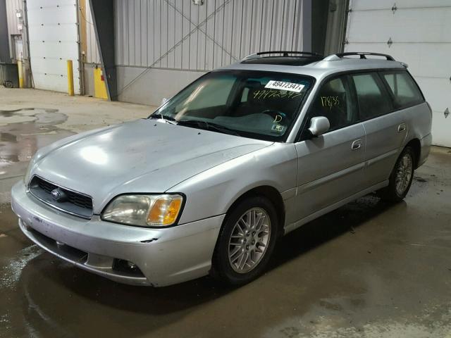 4S3BH635837302093 - 2003 SUBARU LEGACY L SILVER photo 2