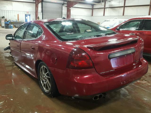 2G2WR524X41158602 - 2004 PONTIAC GRAND PRIX RED photo 3