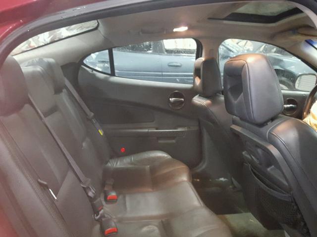 2G2WR524X41158602 - 2004 PONTIAC GRAND PRIX RED photo 6