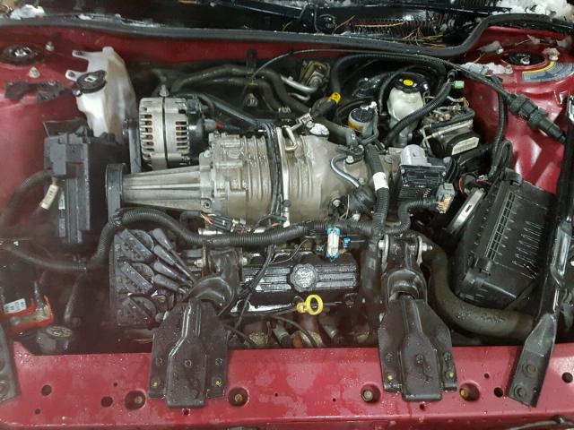 2G2WR524X41158602 - 2004 PONTIAC GRAND PRIX RED photo 7